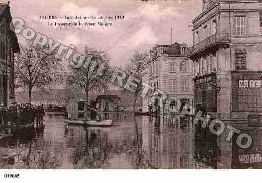 Ville de ANGERS, carte postale ancienne