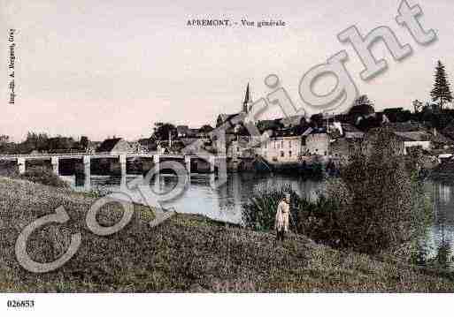 Ville de APREMONT, carte postale ancienne