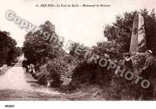 Ville de ARZANO, carte postale ancienne