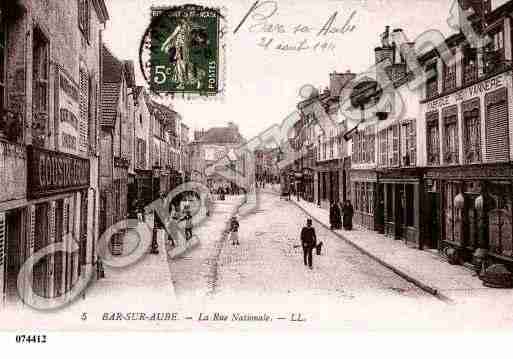 Ville de BARSURAUBE, carte postale ancienne