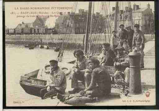 Ville de BARFLEUR, carte postale ancienne