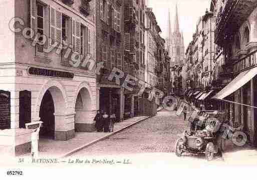 Ville de BAYONNE, carte postale ancienne