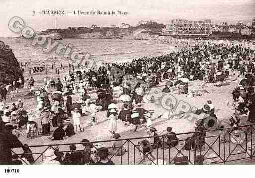 Ville de BIARRITZ, carte postale ancienne