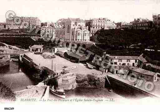 Ville de BIARRITZ, carte postale ancienne