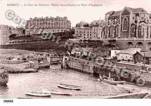 Ville de BIARRITZ, carte postale ancienne Ville de BIARRITZ, carte postale ancienne