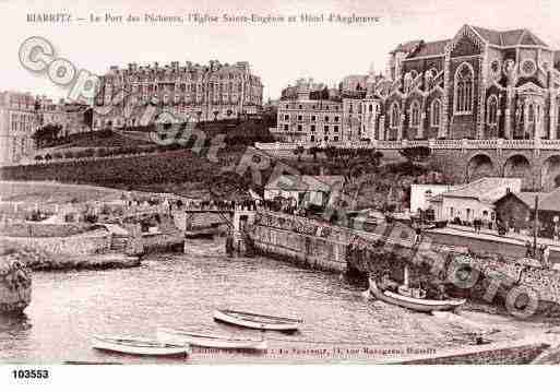 Ville de BIARRITZ, carte postale ancienne