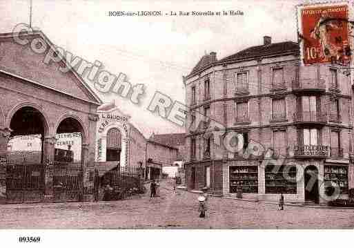 Ville de BOEN, carte postale ancienne