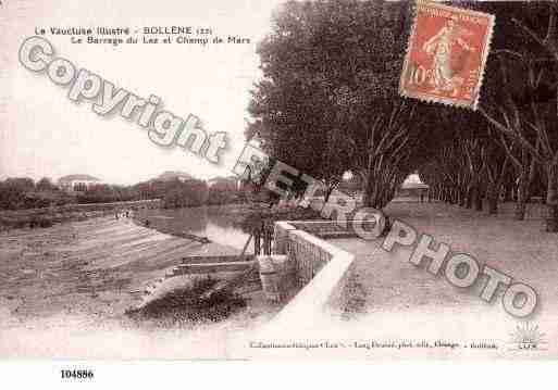 Ville de BOLLENE, carte postale ancienne