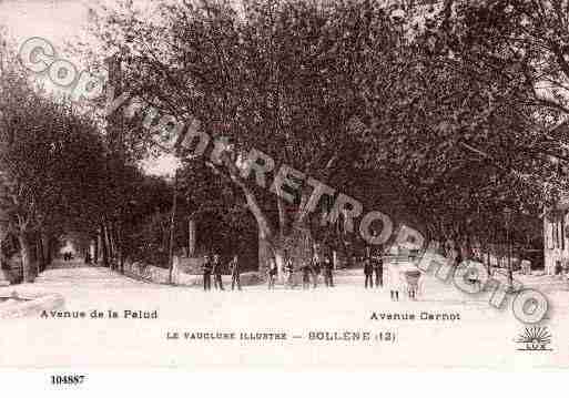 Ville de BOLLENE, carte postale ancienne