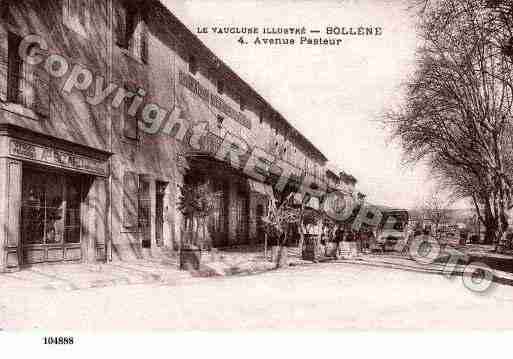 Ville de BOLLENE, carte postale ancienne