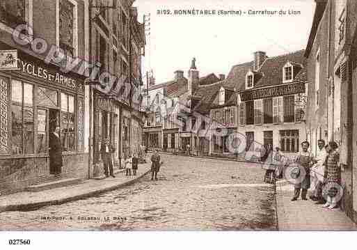 Ville de BONNETABLE, carte postale ancienne