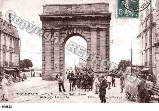 Ville de BORDEAUX, carte postale ancienne