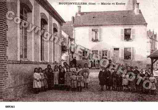 Ville de BOUCONVILLERS, carte postale ancienne