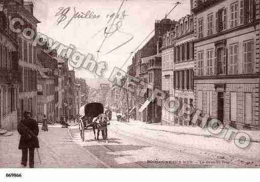 Ville de BOULOGNESURMER, carte postale ancienne