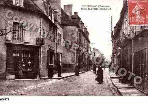 Ville de BOUSSAC, carte postale ancienne