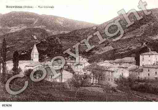 Ville de BOUVIERES, carte postale ancienne