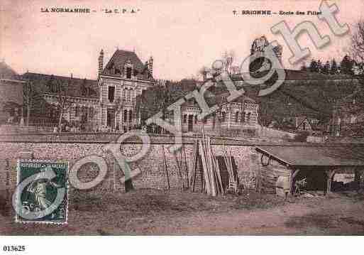 Ville de BRIONNE, carte postale ancienne