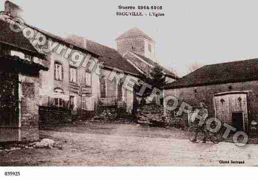 Ville de BROUVILLE, carte postale ancienne