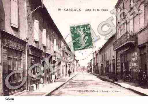 Ville de CARMAUX, carte postale ancienne