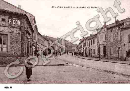 Ville de CARMAUX, carte postale ancienne