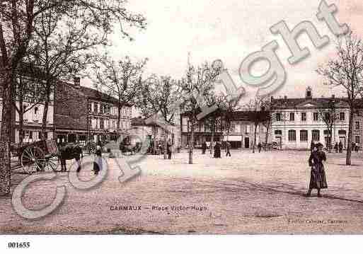 Ville de CARMAUX, carte postale ancienne