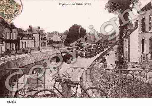 Ville de CEPOY, carte postale ancienne