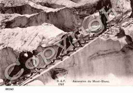 Ville de CHAMONIXMONTBLANC, carte postale ancienne