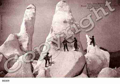 Ville de CHAMONIXMONTBLANC, carte postale ancienne