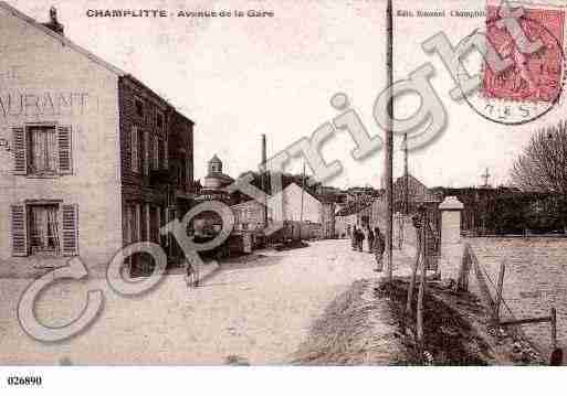 Ville de CHAMPLITTE, carte postale ancienne