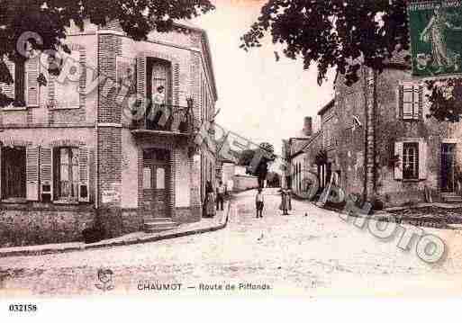 Ville de CHAUMOT, carte postale ancienne