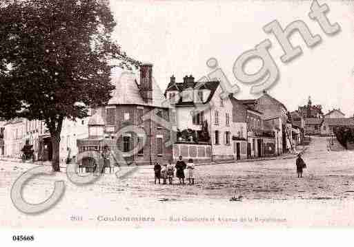 Ville de COULOMMIERS, carte postale ancienne