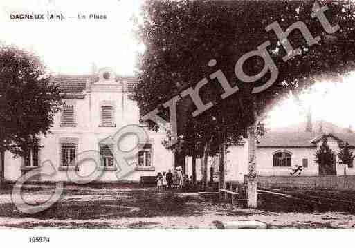 Ville de DAGNEUX, carte postale ancienne