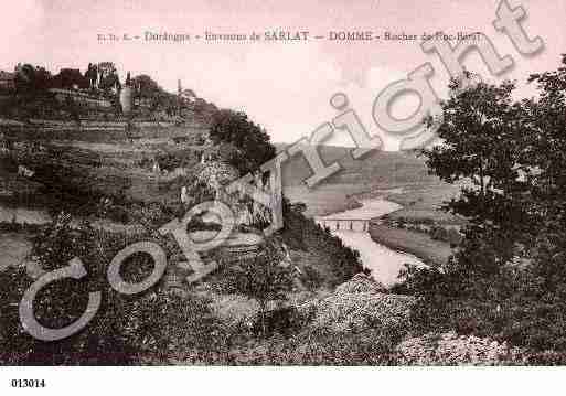 Ville de DOMME, carte postale ancienne