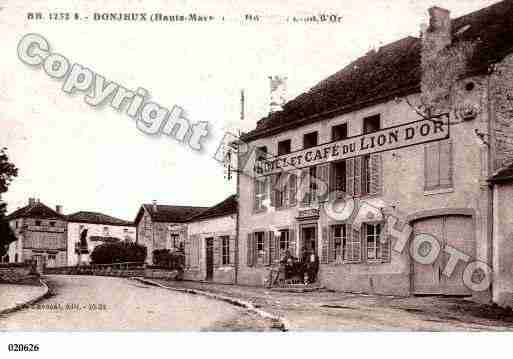 Ville de DONJEUX, carte postale ancienne