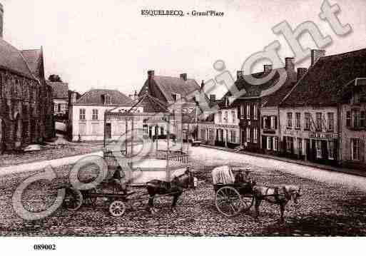 Ville de ESQUELBECQ, carte postale ancienne