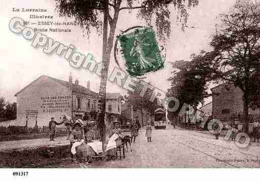 Ville de ESSEYLESNANCY, carte postale ancienne