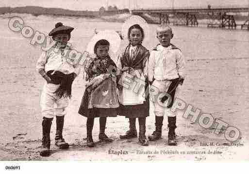 Ville de ETAPLES, carte postale ancienne