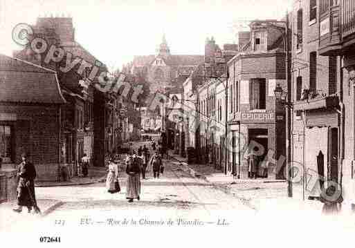 Ville de EU, carte postale ancienne