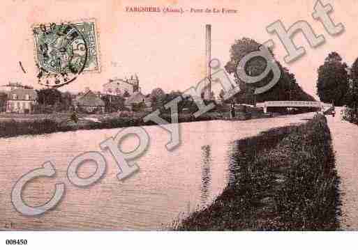 Ville de FARGNIERS, carte postale ancienne