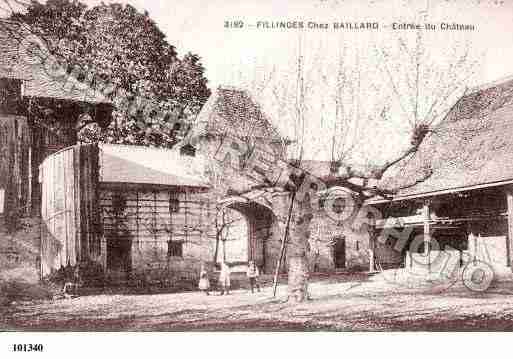 Ville de FILLINGES, carte postale ancienne