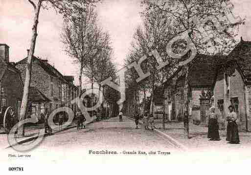 Ville de FOUCHERES, carte postale ancienne