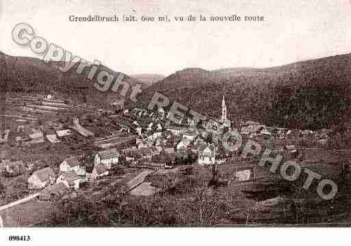 Ville de GRENDELBRUCH, carte postale ancienne