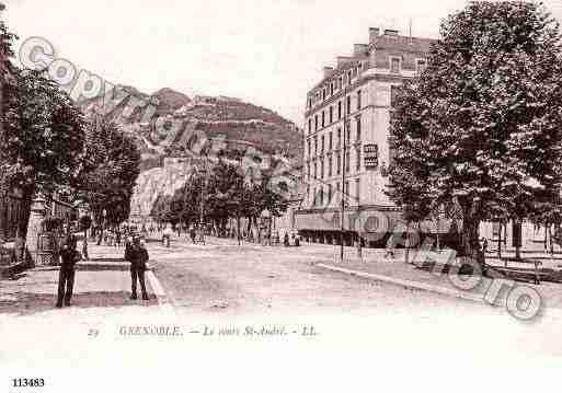 Ville de GRENOBLE, carte postale ancienne