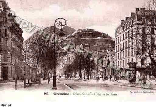 Ville de GRENOBLE, carte postale ancienne