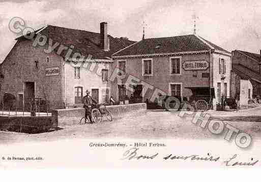 Ville de GREUX, carte postale ancienne