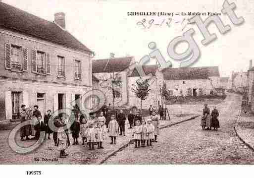 Ville de GRISOLLES, carte postale ancienne