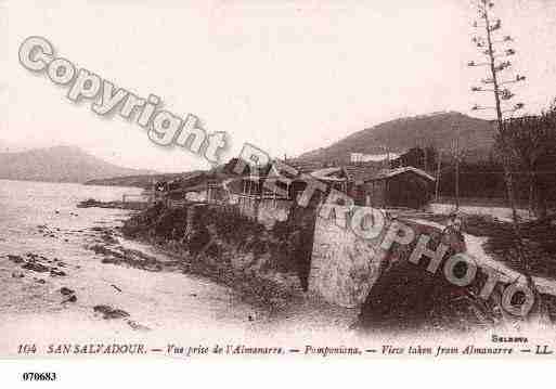 Ville de HYERES, carte postale ancienne