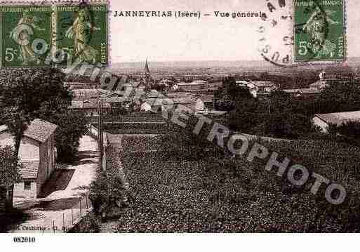 Ville de JANNEYRIAS, carte postale ancienne Ville de JANNEYRIAS, carte postale ancienne