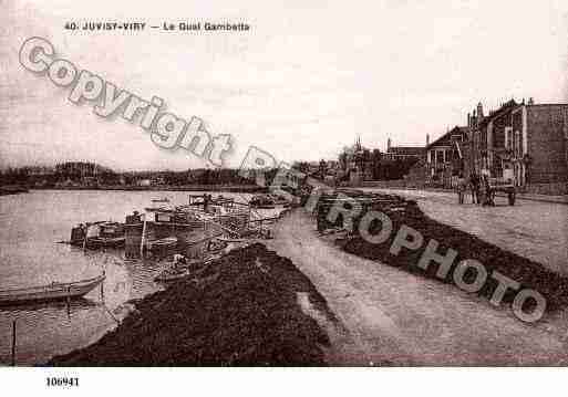 Ville de JUVISYSURORGE, carte postale ancienne