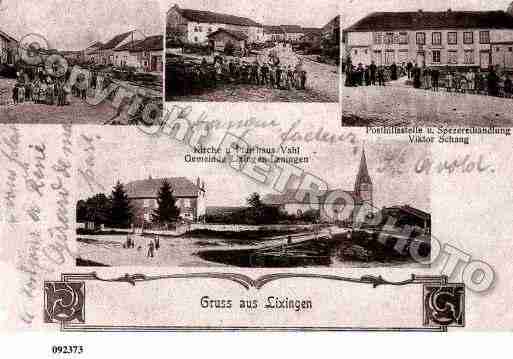 Ville de LIXINGLESSAINTAVOLD, carte postale ancienne